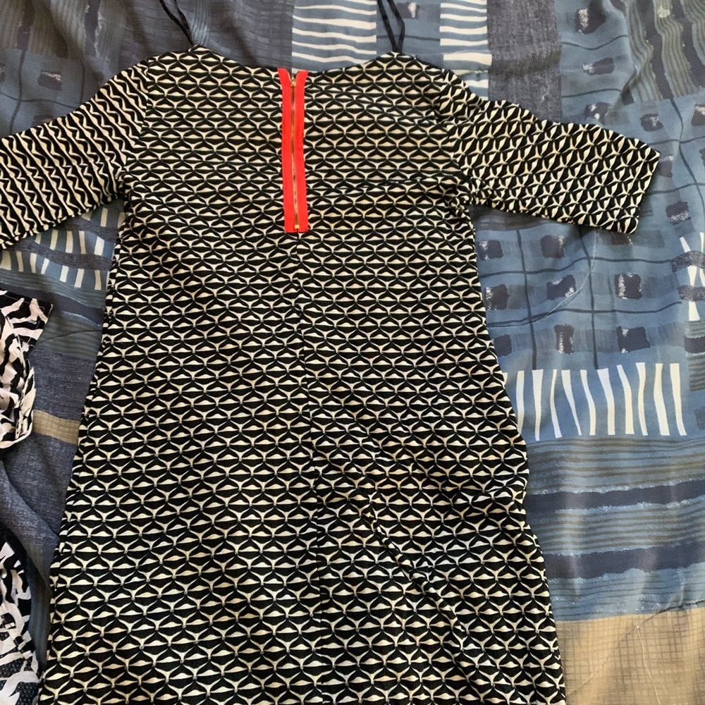 Black and white dress